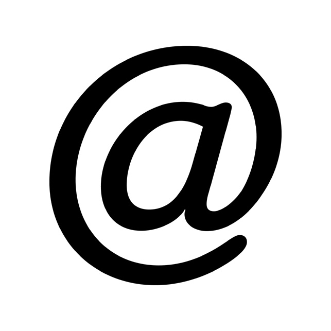 At sign symbol