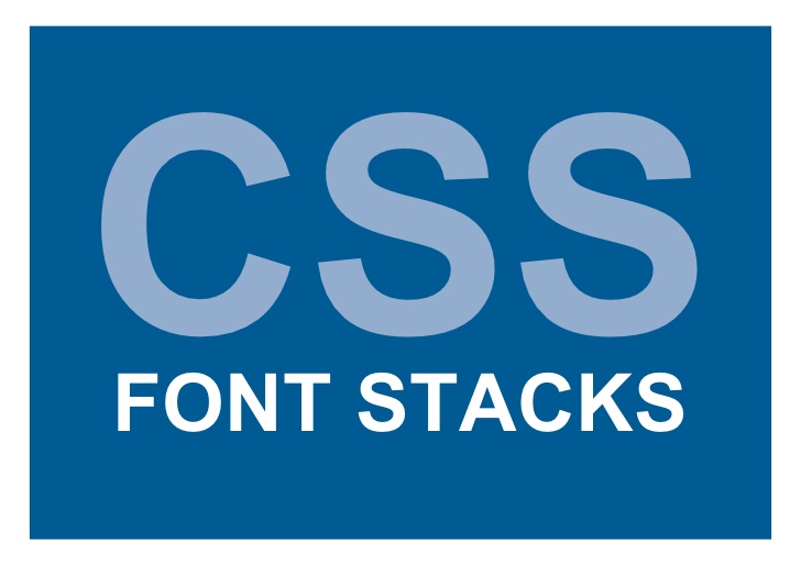CSS Font Stack icon